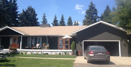Residential Exterior Walls and Trim Painted ...