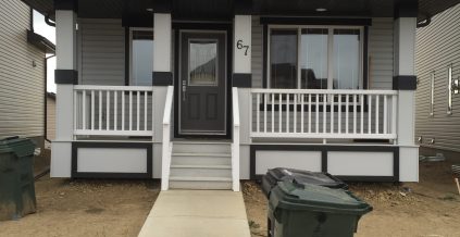 Residential Exterior Siding And Trim Painted ...