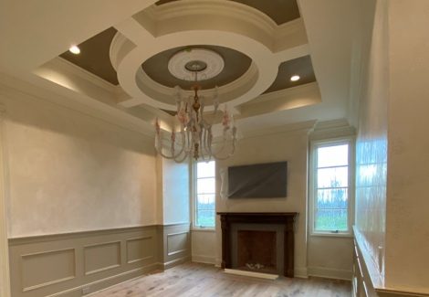 repainted living room edmonton