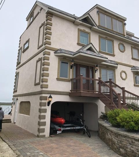 residential exterior after painting in sea isle nj