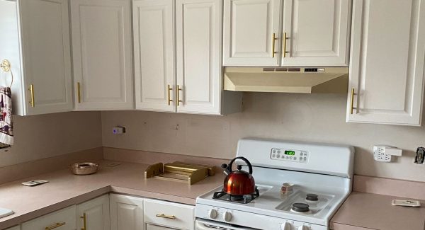repainted kitchen cabinets