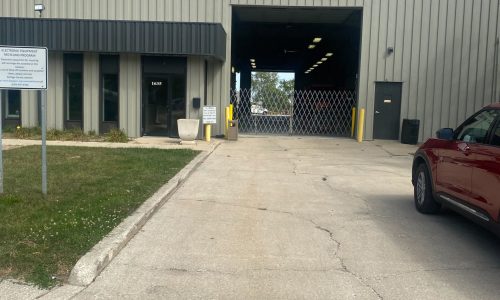 Front Entrance Industrial Exterior Painting