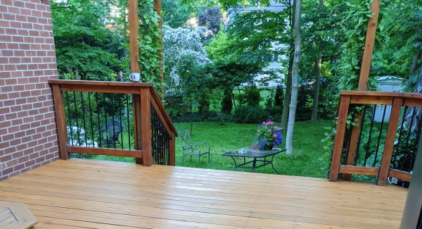 deck staining project completed by certapro painters of etobicoke