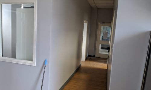 Office Hall After Completion by CertaPro Painters of Etobicoke