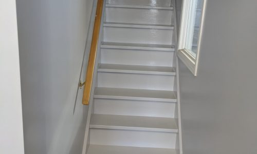 Office Stairs After Completion by CertaPro Painters of Etobicoke