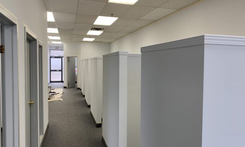 Cubicles During Repainting