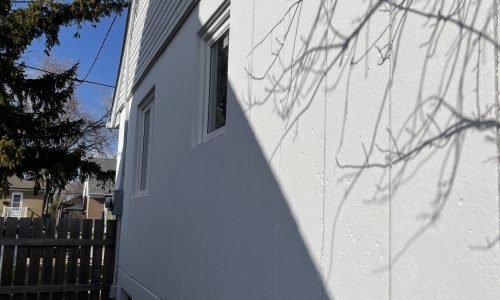 Completed Exterior Wall
