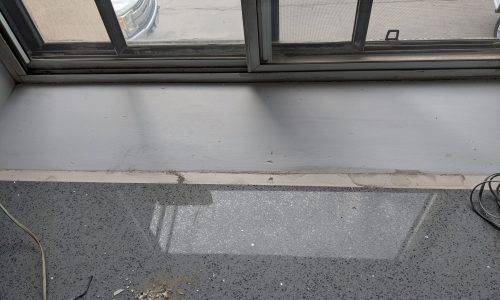 Office Trim During Painting Process by CertaPro Painters