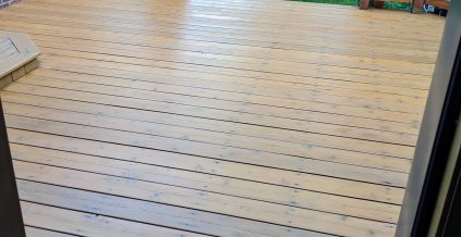 Deck Staining Project