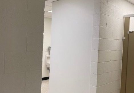 Bathroom Walls After Repainting