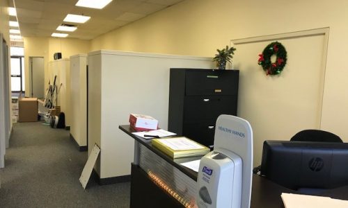 Reception Area Before CertaPro Painters of Etobicoke