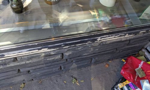 Wall Trim During Work