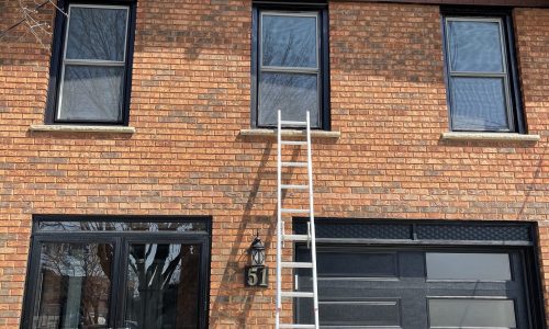 Facade During Repainting