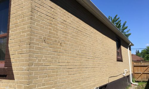 Exterior Brick Staining Before CertaPro Painters of Etobicoke
