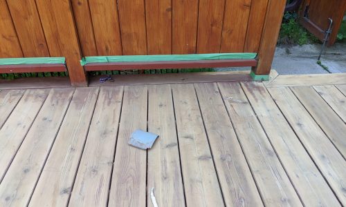 Deck Sanding Process