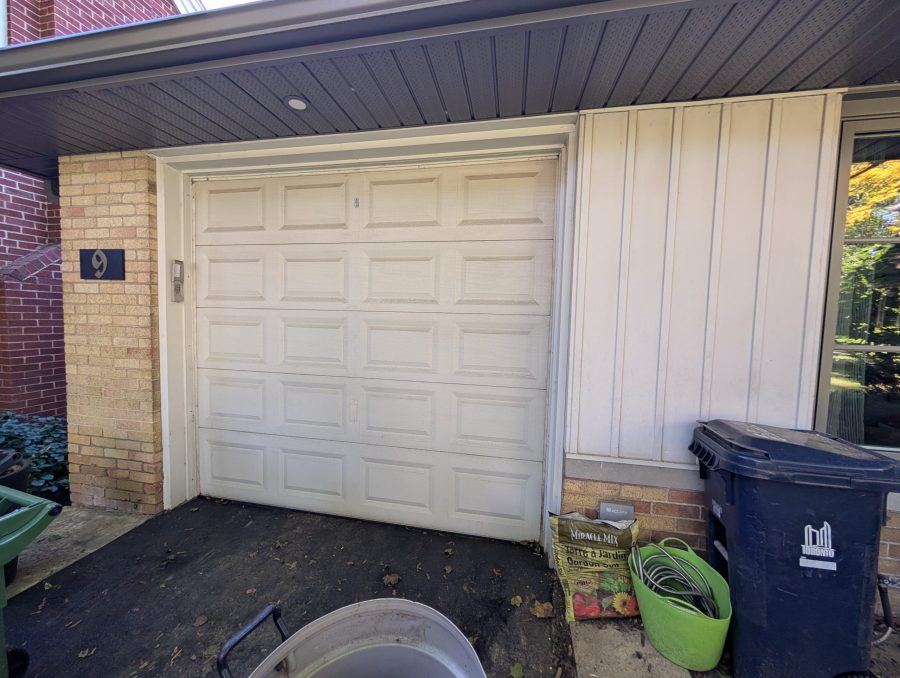 white garage door before repaint Preview Image 1
