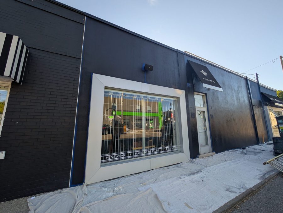 black painted store exterior Preview Image 1