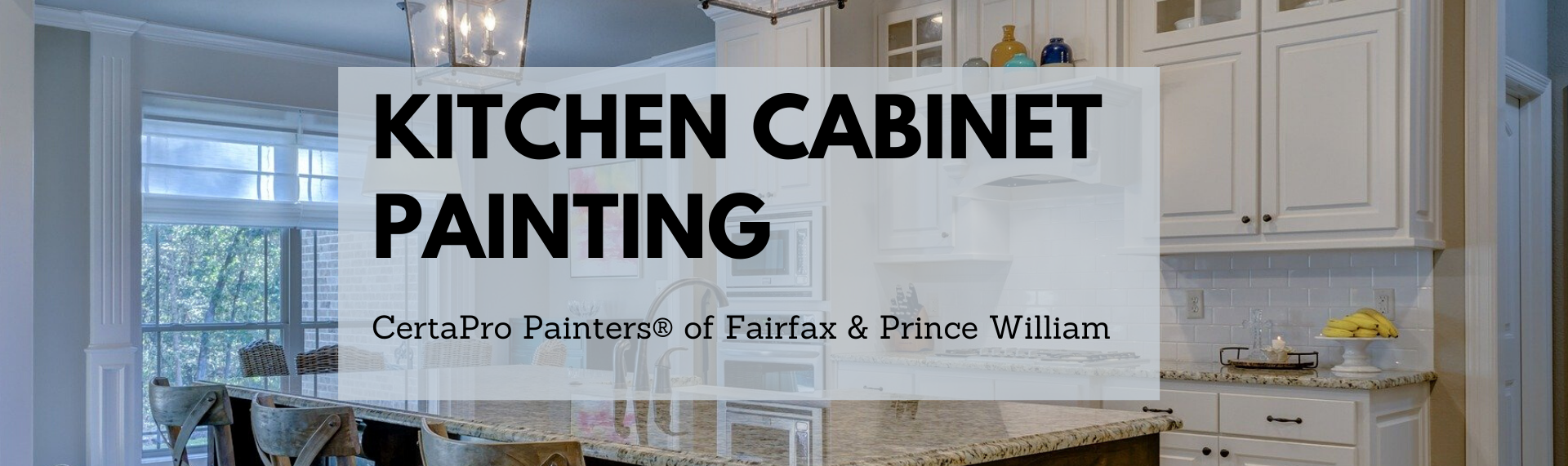 Kitchen Cabinet Painting In Fairfax