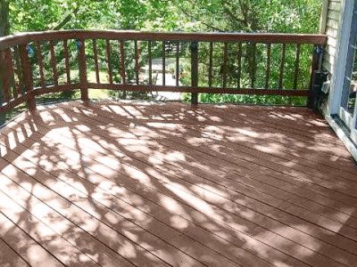 Deck Staining - Natural Stain