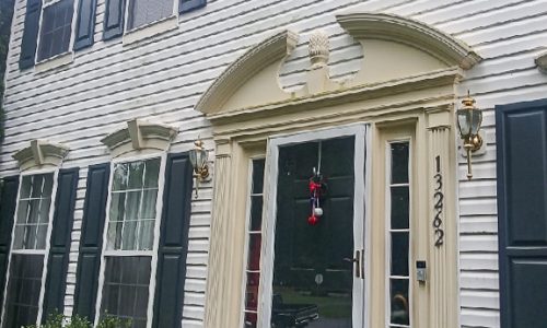White Exterior Painting and Power Washing