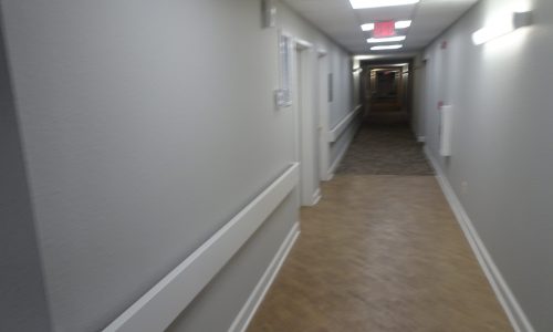 Hallway Repainted Gray