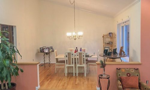 Interior Painting of Dining Area with Pink Painting
