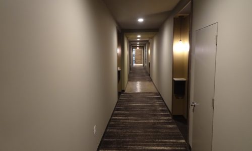 Gray Interior Hallway