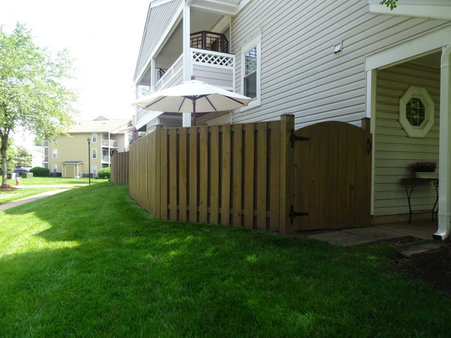 Side View of Fence Staining Preview Image 2