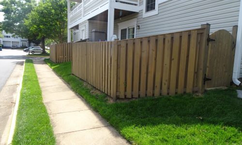 Natural Fence Staining