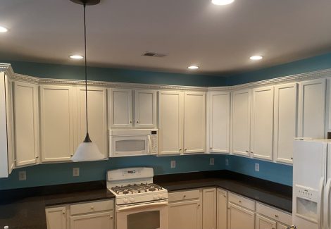 Cabinet Painting Project in Bristow, VA