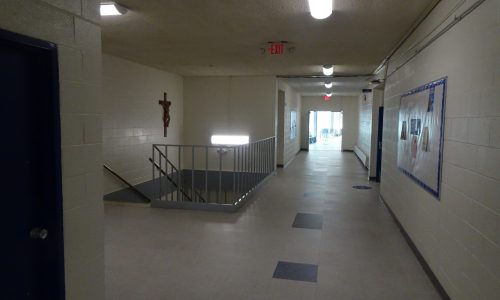 Interior Hallway Before Renovation
