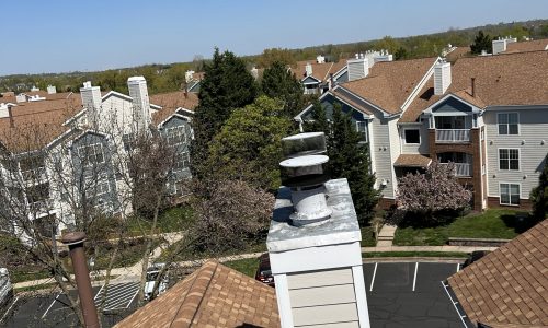 Condominum Chimney Caps Exterior Painting