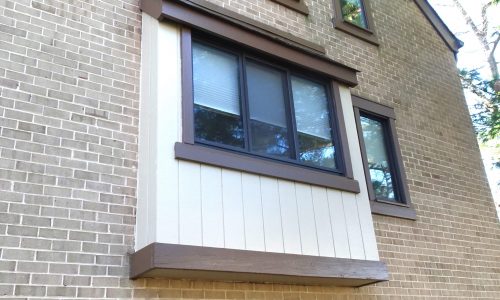 Bay Window Side Repainted