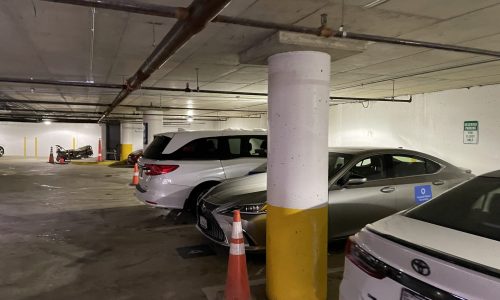 Original Column Paint – Worn/Faded