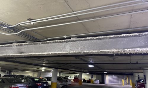 Damaged Ceiling and Beams