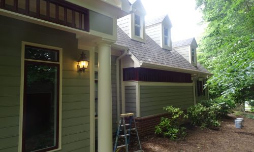 Close Up Front View of HOA building