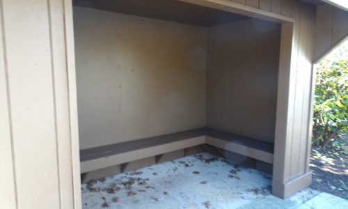 Interior of Bus Stop Space