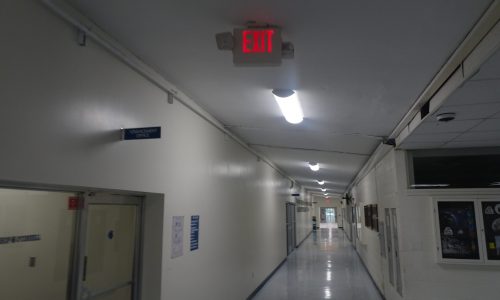 Another Hallway View of Ceiling Work