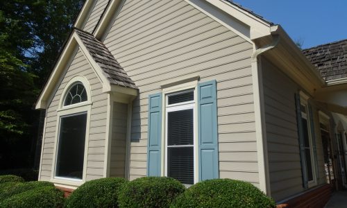 Before Look at Side View of Clubhouse