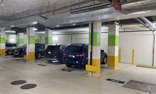 Columns Repainted & Color Coded