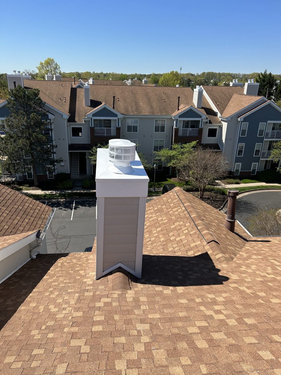 Wide Shot of Exterior Chimney Painting Preview Image 3