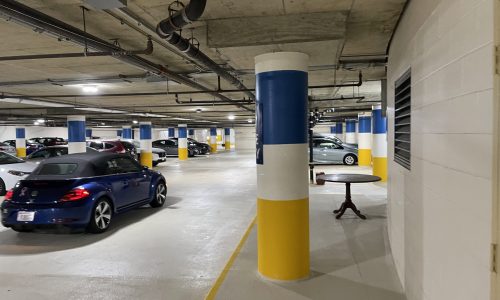 Columns Repainted & Color Coded