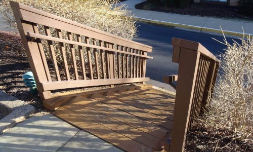 Before View of Handrailing