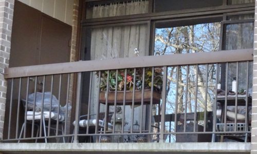 Before View of Back Rail