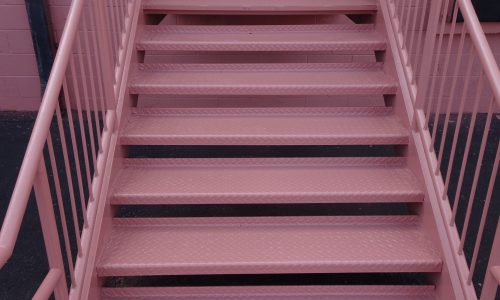 Repaired and Painted Stairs