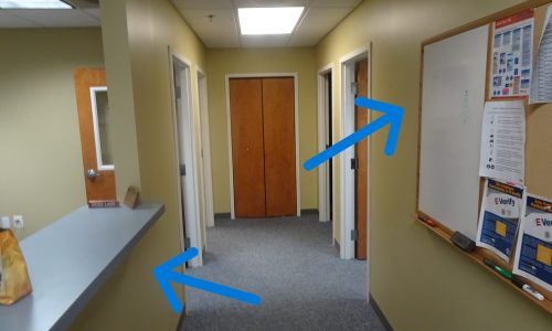 Before View of Entryway