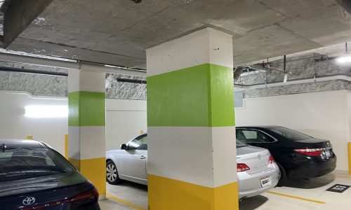 Columns Repainted & Color Coded