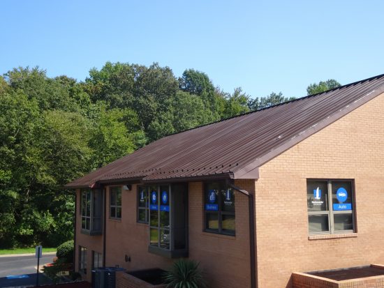 Complex roof repainting