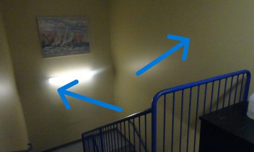 Before View of Stairway