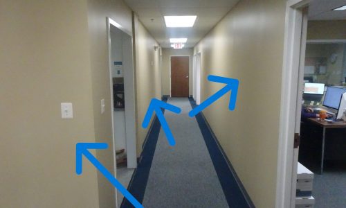 Before the Hallway Repaint